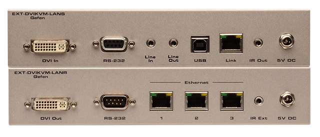 Gefen EXT-DVIKVM-LANTX — система KVM; предложение включает только передатчик